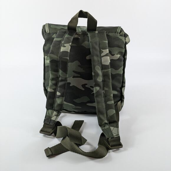 Victoria’s Secret PINK Collection Mini Camo Green Backpack Tote Bag Travel Purse - Picture 3 of 16